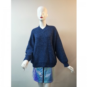 BLAUER V-AUSSCHNITT JUMPER RLWS0015F