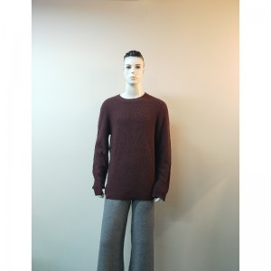 ROTER PULLOVER MIT RUNDHALS RLMS0039F